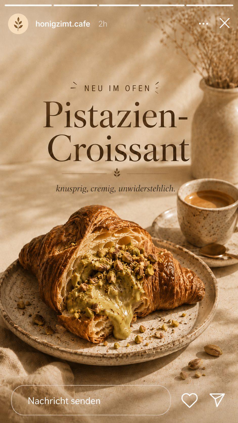 Pistazien-Croissant